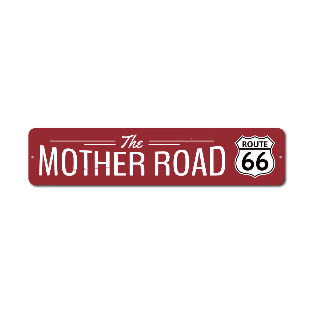 Aluminum Route 66 Signs The Mother Road Sign Novelty Metal Signage
