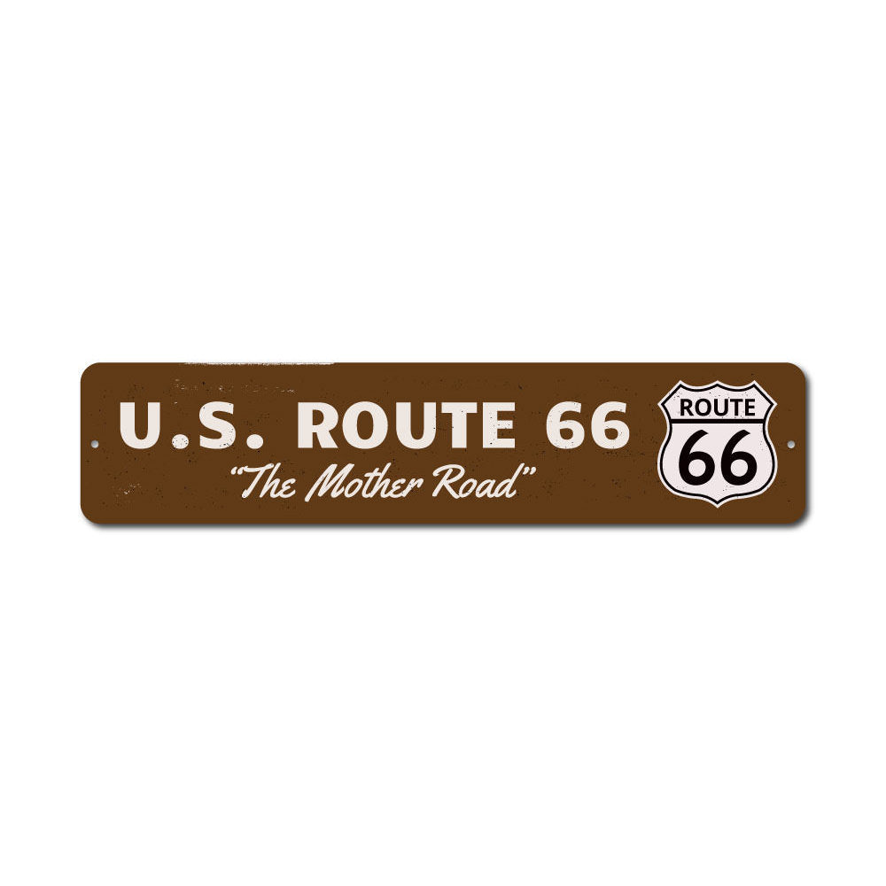 US Route 66 Sign Aluminum Sign