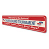 Shuffleboard Tournament Sign Aluminum Sign