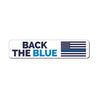 Back the Blue Flag Sign Aluminum Sign