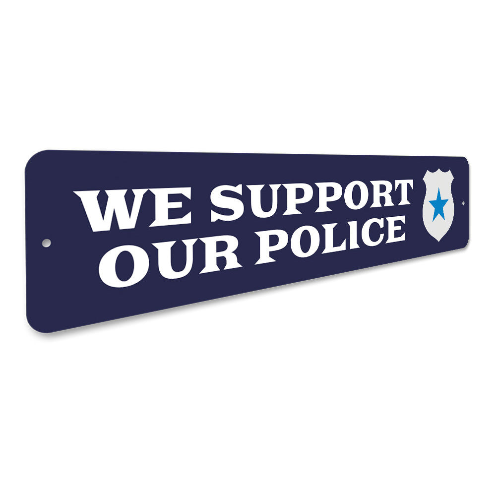 Help Call Police Sign Aluminum Police Signs We Support Sign Novelty Metal Signage for Cop ...