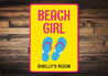 Beach Girl Sign