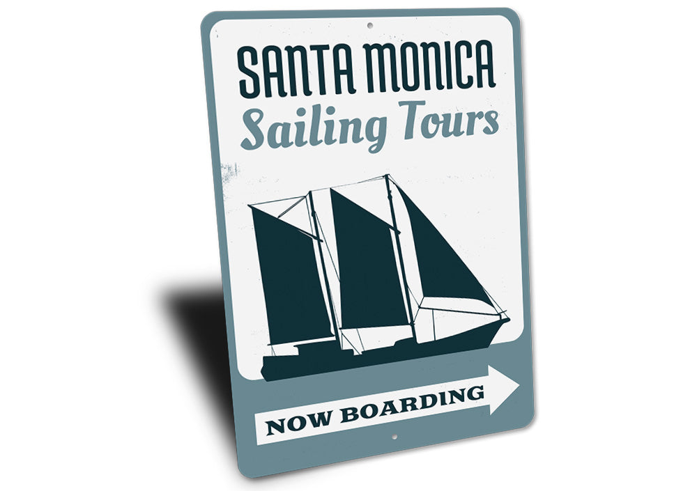 Sailing Tours Sign Aluminum Sign