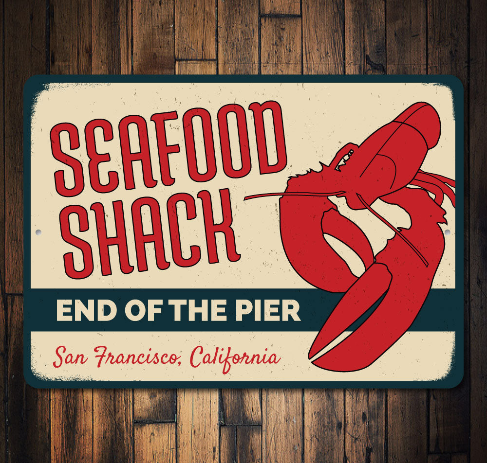 Lobster Seafood Shack Sign