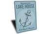 Lake House Welcome Anchor Sign