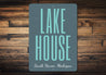 Lake House Location Sign