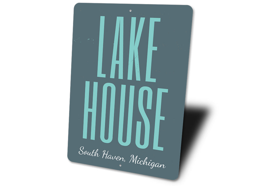 Lake House Location Sign