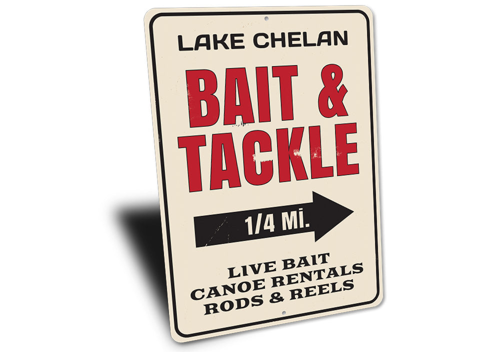 Bait & Tackle Mileage Sign