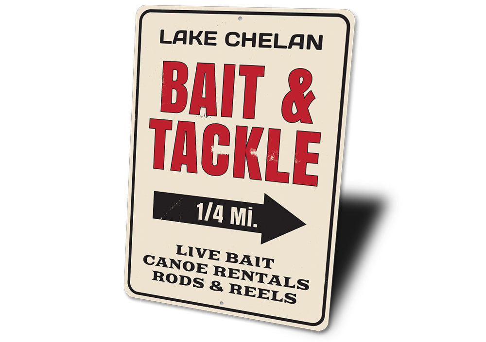 Bait & Tackle Mileage Sign