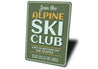 Join Alpine Ski Club Sign