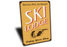 Ski Lodge Enjoy Your Stay Sign Aluminum Sign