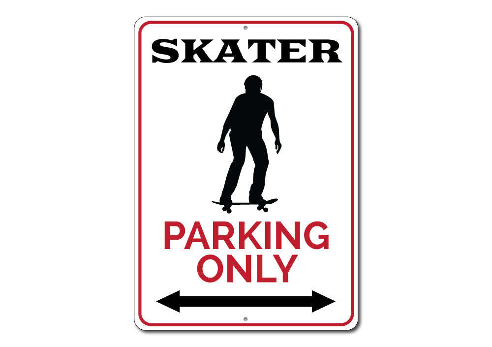 Skater Parking Only Sign