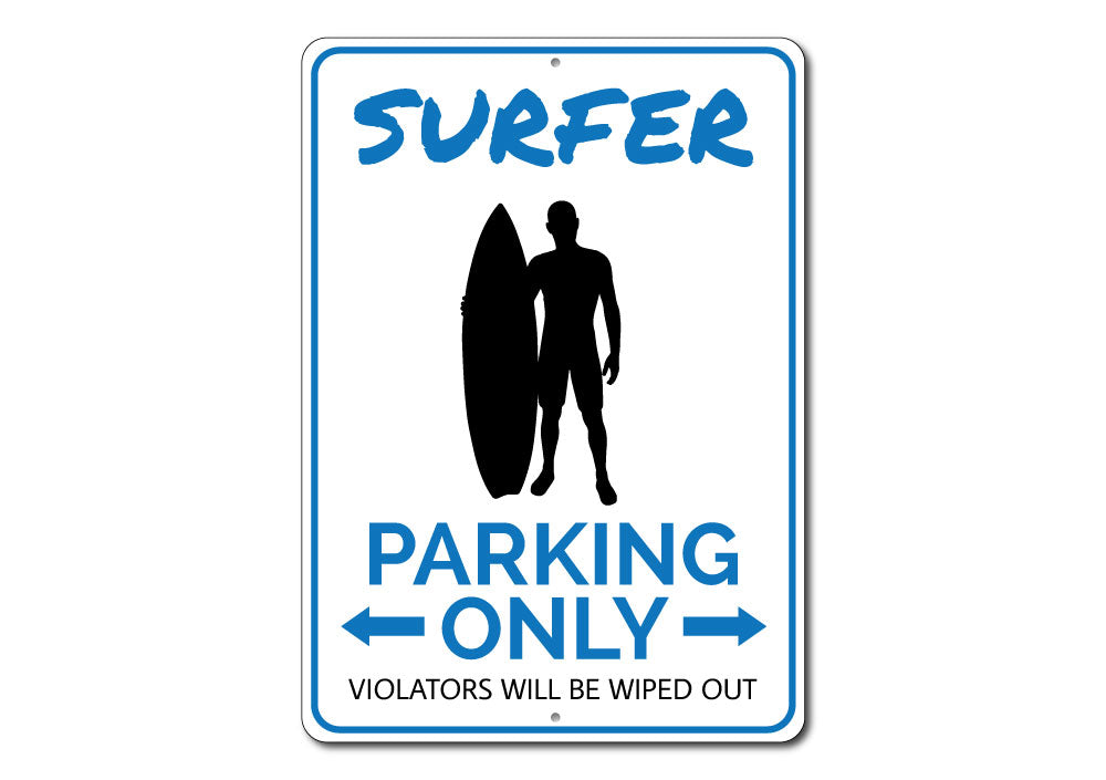 Surfer Parking Sign