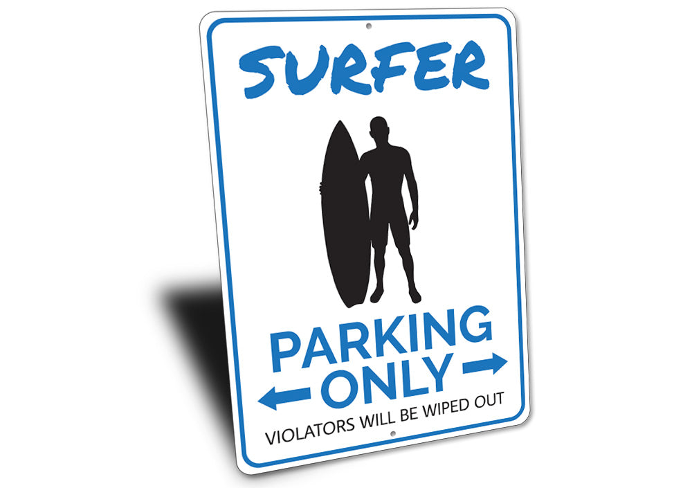 Surfer Parking Sign