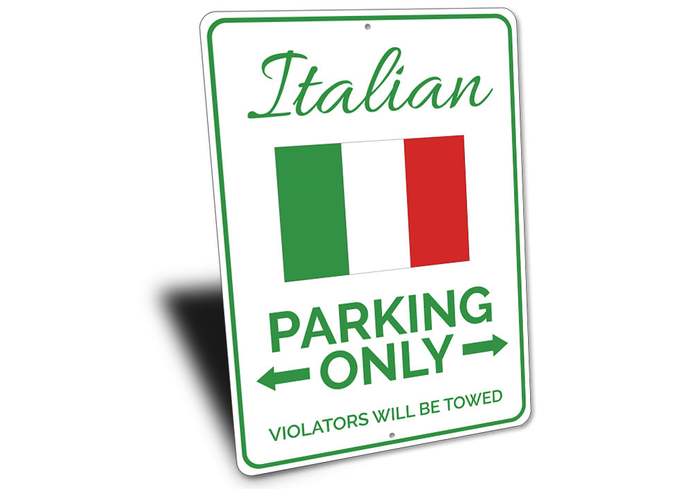 Italian Parking Sign