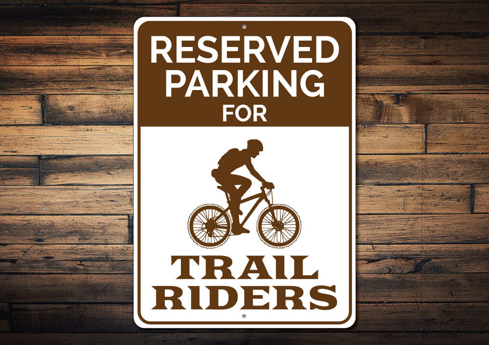 Trail Rider Parking Sign