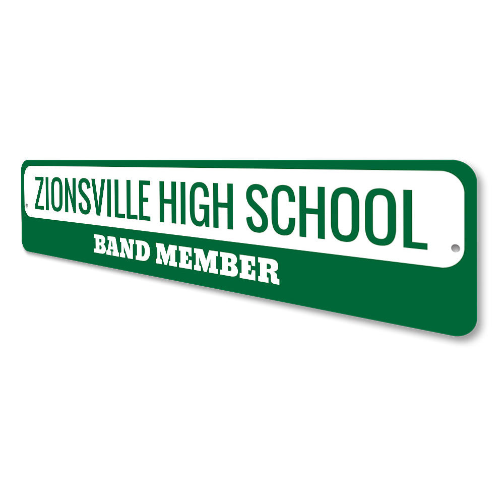 School Band Sign Aluminum Sign