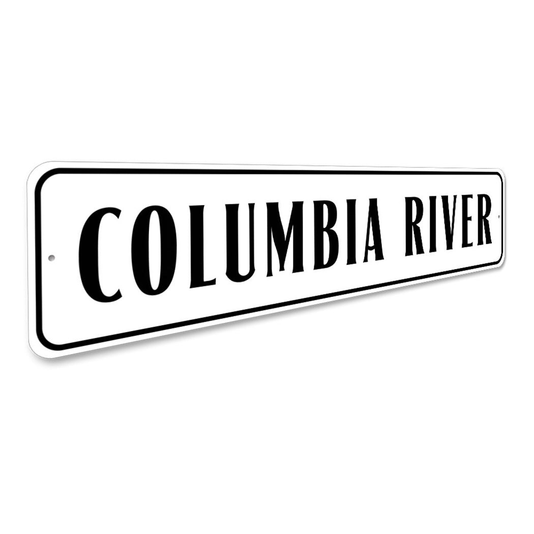Comoxriver Sign Custom Personalized River Sign – Lizton Sign Shop
