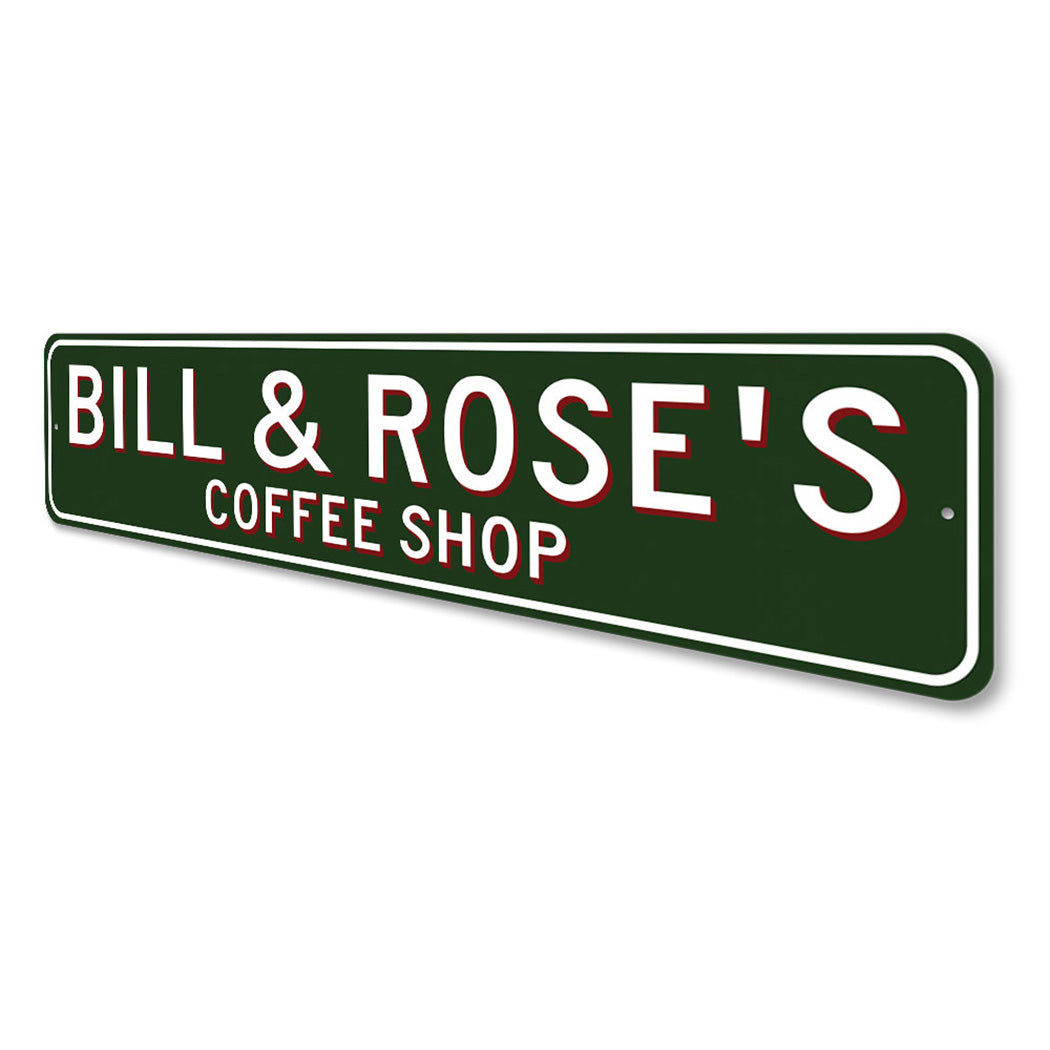 Personalized Coffee Shop Sign