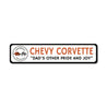 Chevrolet Corvette Sign Aluminum Sign