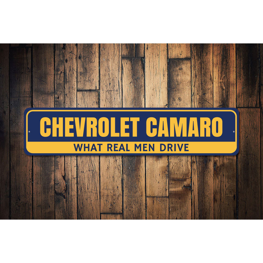 Chevrolet Camaro Sign Aluminum Sign