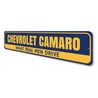 Chevrolet Camaro Sign Aluminum Sign
