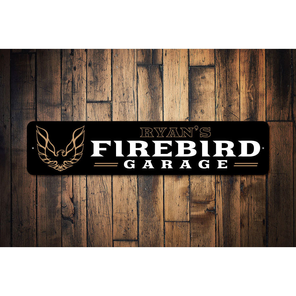 Firebird Garage Sign Aluminum Sign