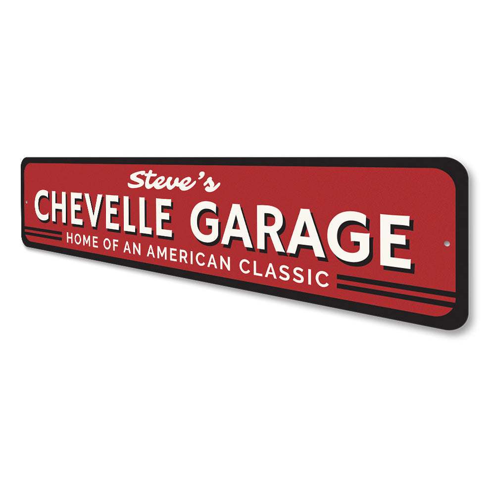 Chevy Chevelle Sign Aluminum Sign