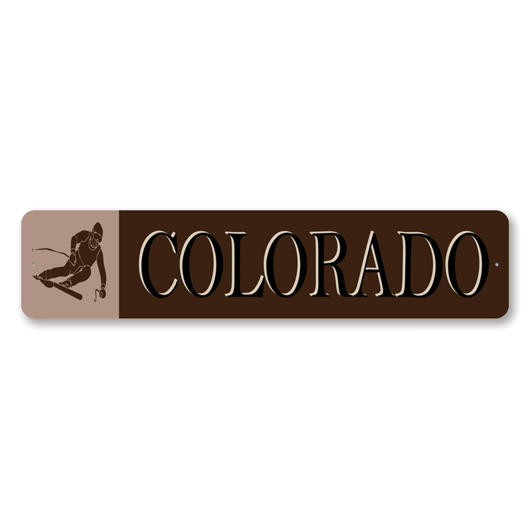 Colorado Skier Sign