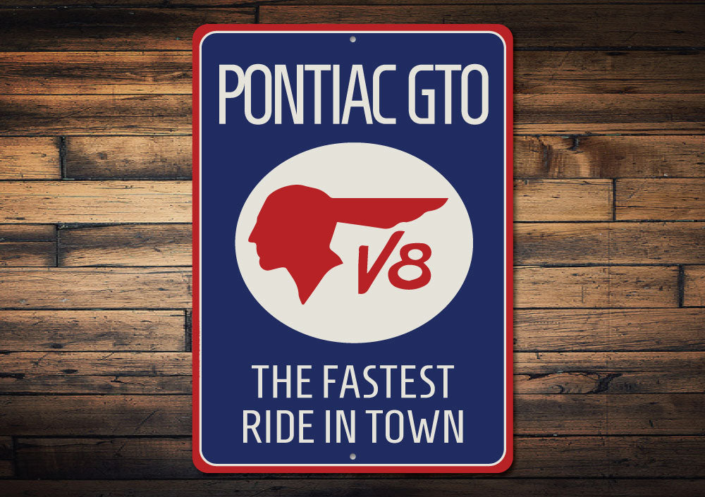 Gto Sign Pontiac GTO Signs – Lizton Sign Shop