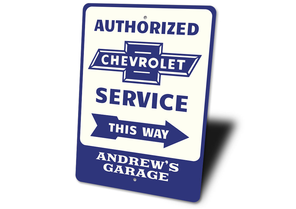 Chevrolet Service Sign