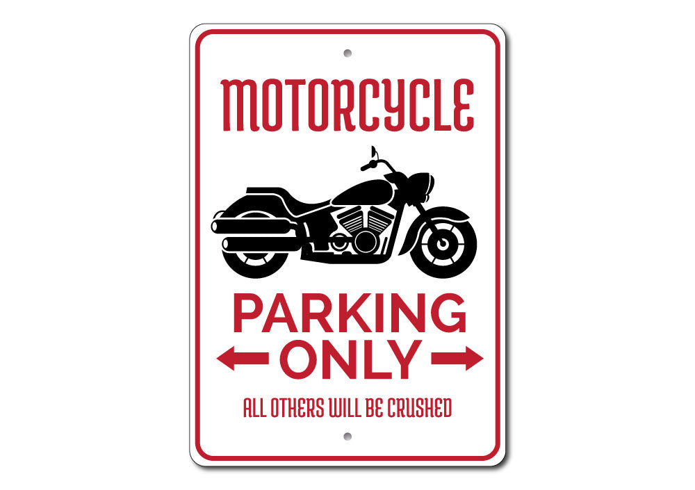 Motorcycle Parking Sign Aluminum Sign