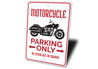 Motorcycle Parking Sign Aluminum Sign