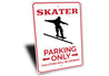 Skater Parking Sign