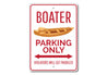 Boater Parking Sign