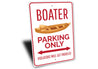 Boater Parking Sign