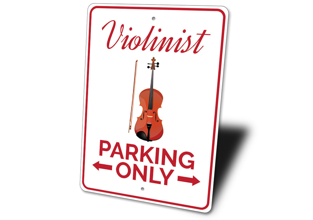 Violinist Parking Sign