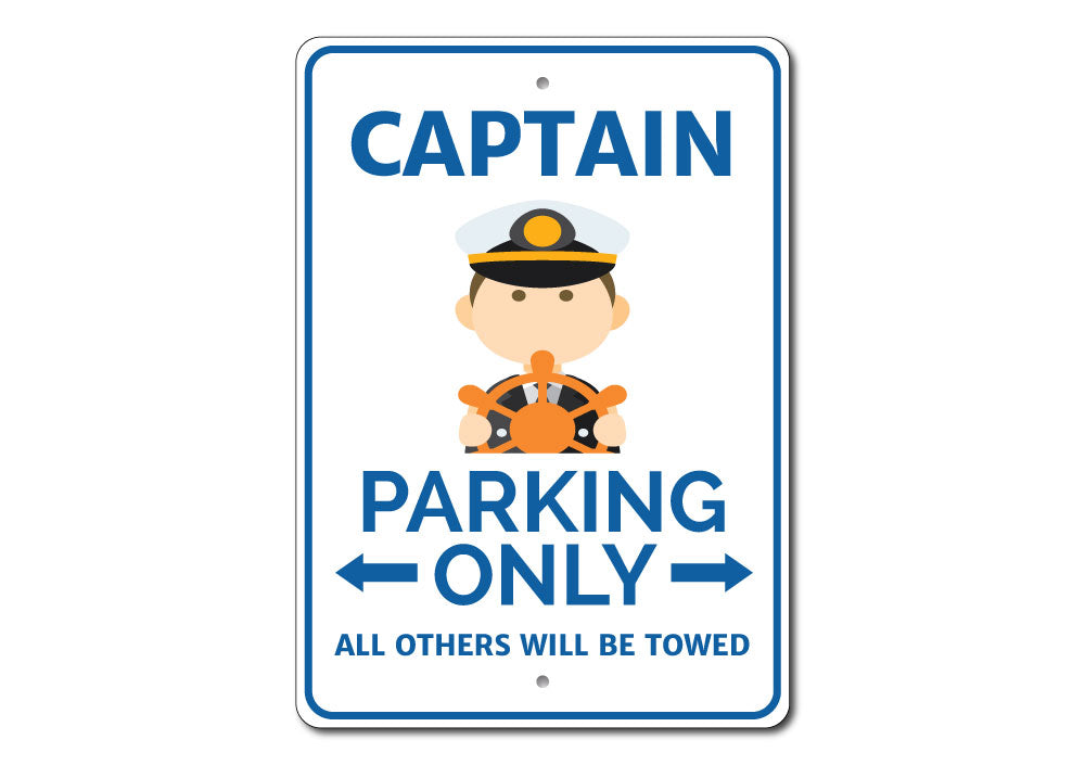 Ship Captain Parking Sign