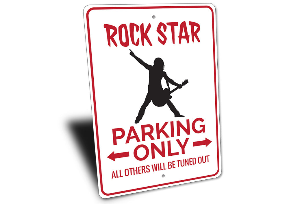 Rock Star Parking Sign