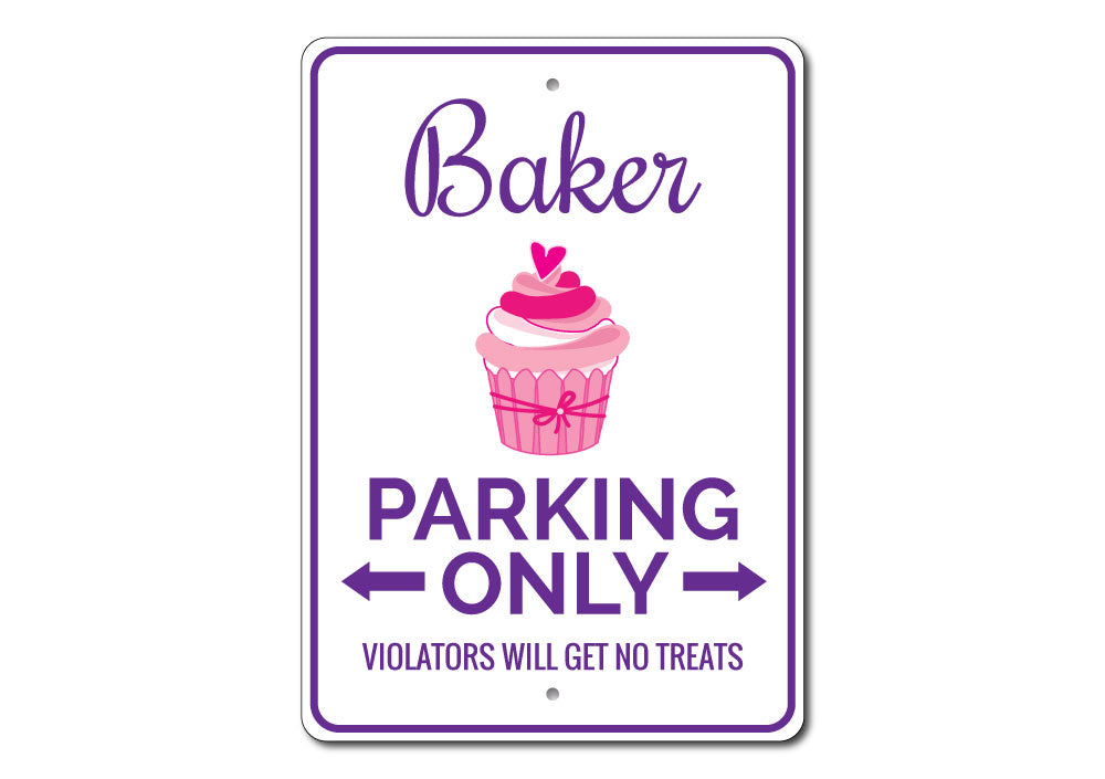 Baker Parking Sign