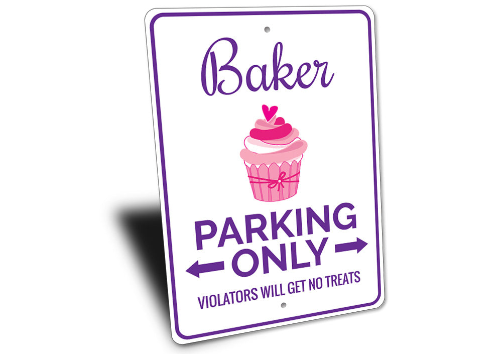 Baker Parking Sign