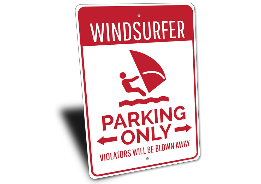 Windsurfer Parking Sign