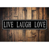 Live Laugh Love Home Sign