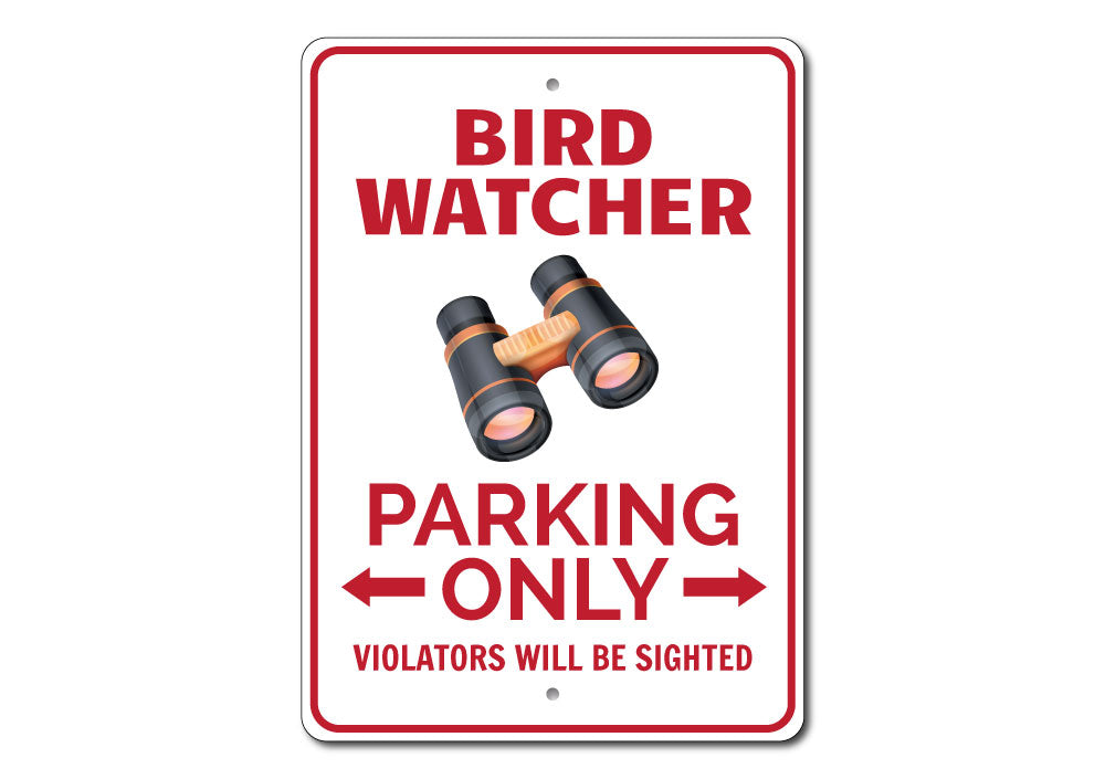 Aluminum Bird Signs Watcher Parking Sign Novelty Metal Signage for ...