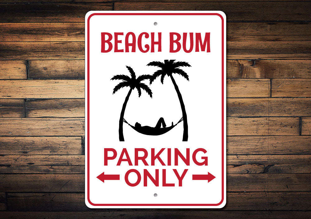 Beach Lover Parking Sign