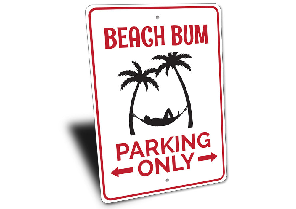 Beach Lover Parking Sign