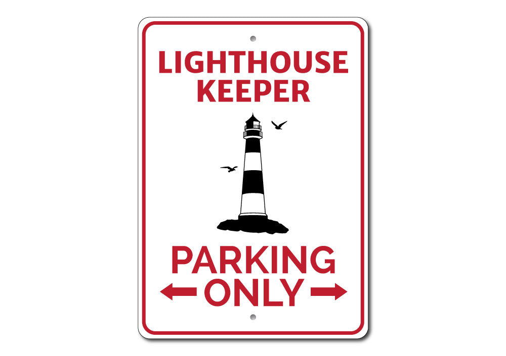 Lighthouse Parking Sign