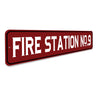 Custom Fire Station Number Sign