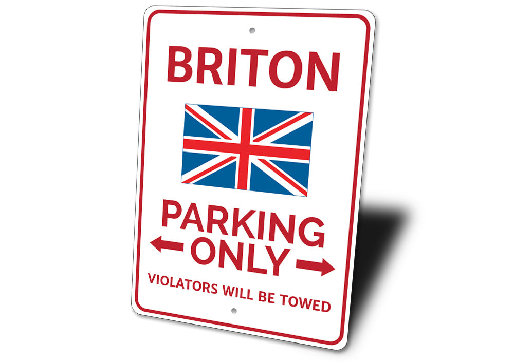 Briton Parking Sign