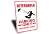 Kitesurfer Parking Sign